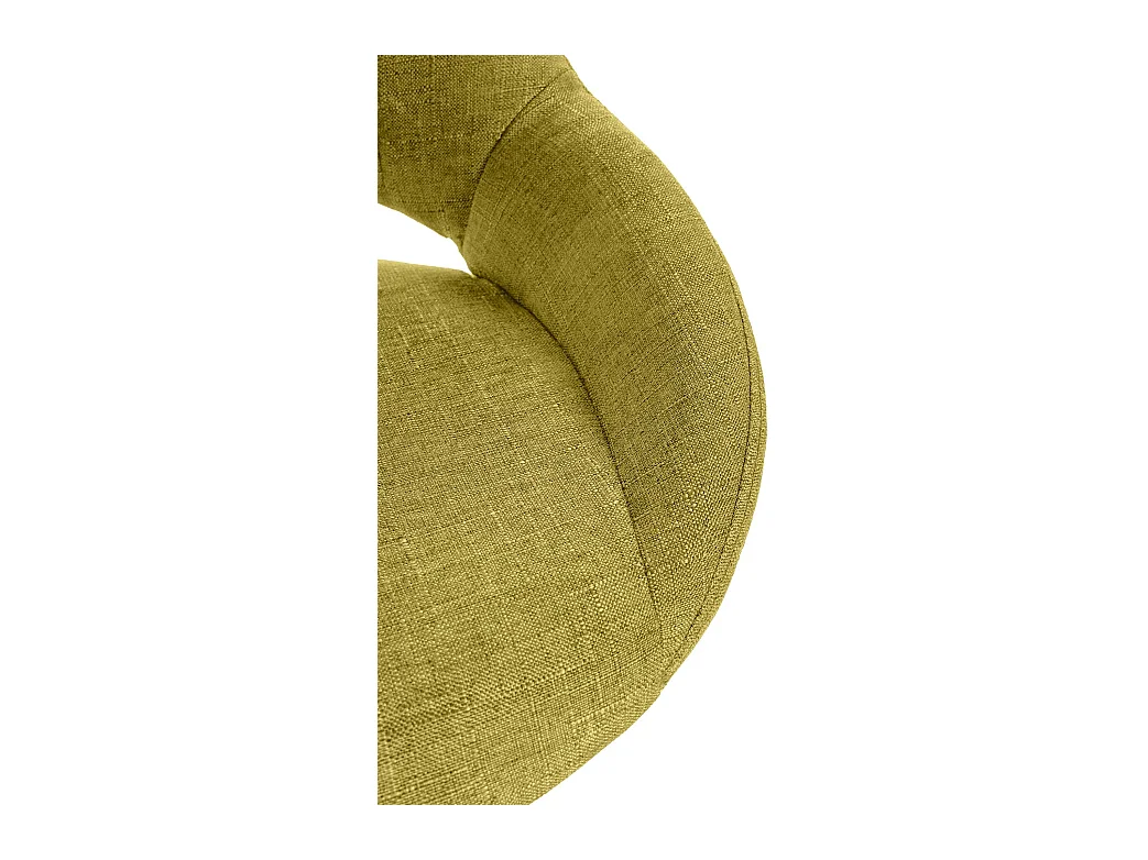 Sgabello da bar - Tessuto & cromo - verde - Milet