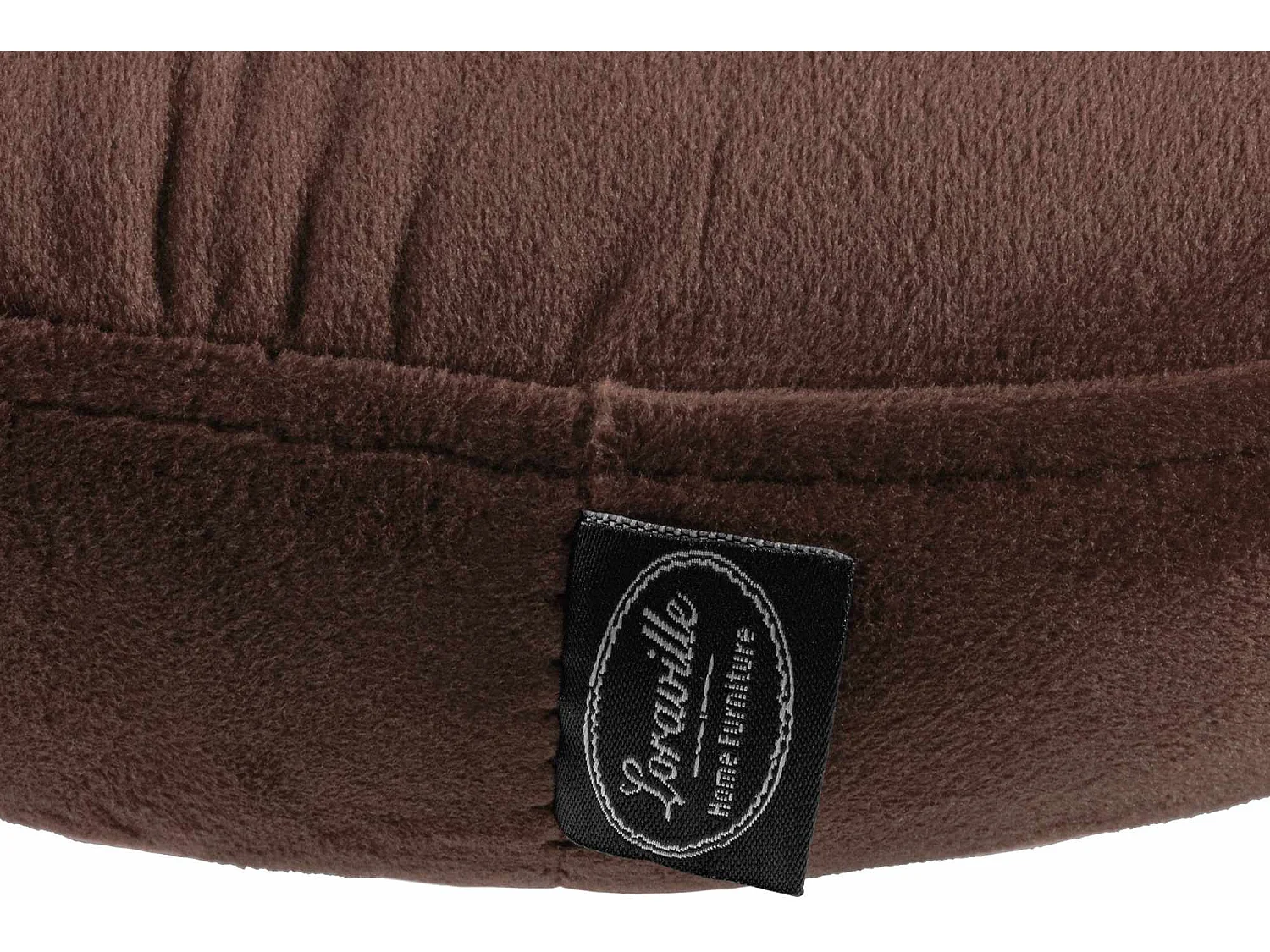 Lot de 2 Tabourets de bar - Velours & Métal - Marron - Ponte