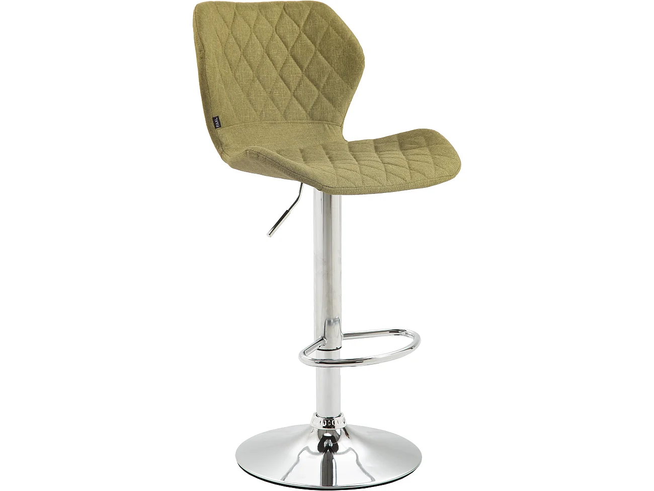 Tabourets de bar - Tissu & Métal - Vert - Cork