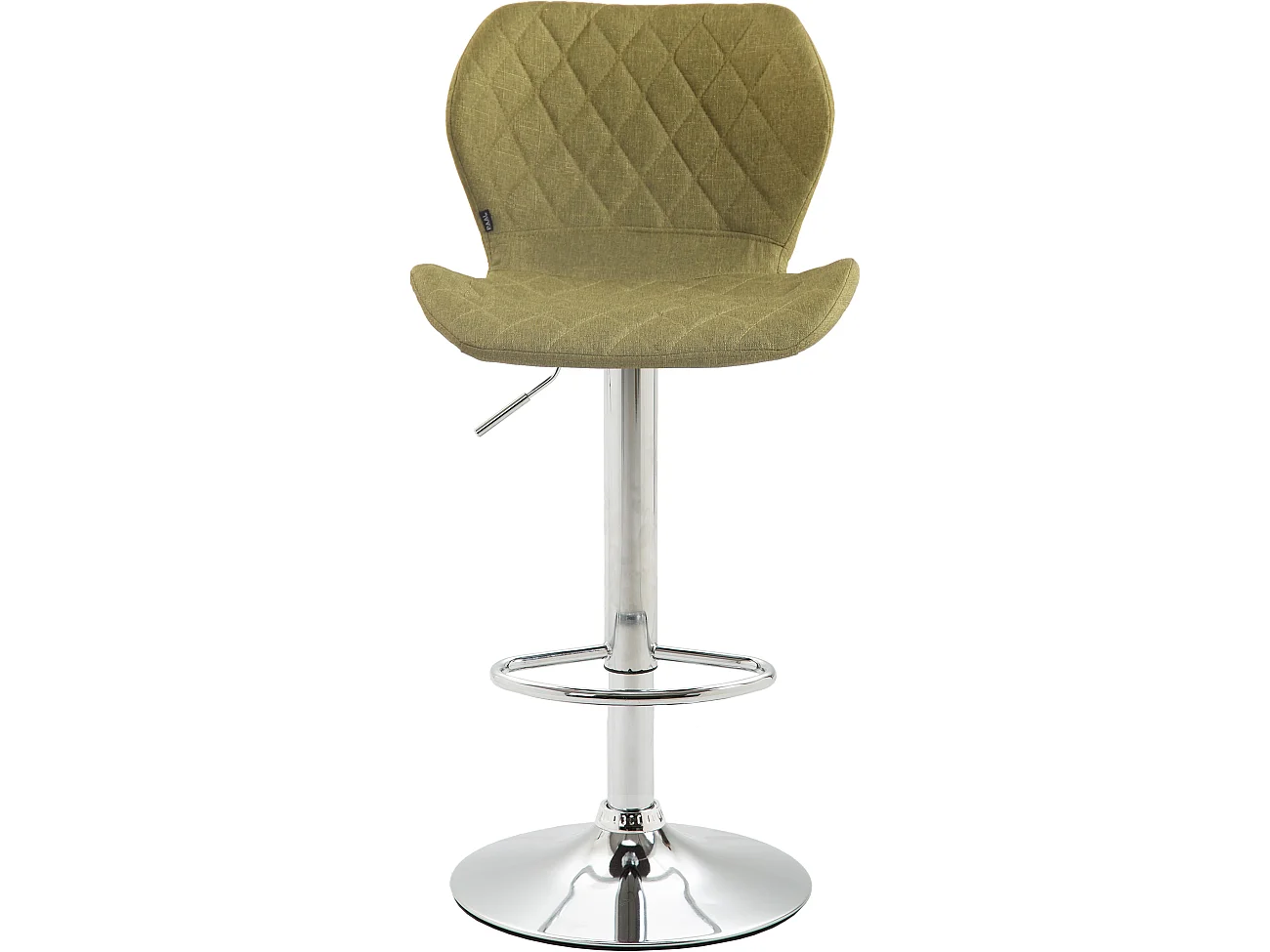 Tabourets de bar - Tissu & Métal - Vert - Cork