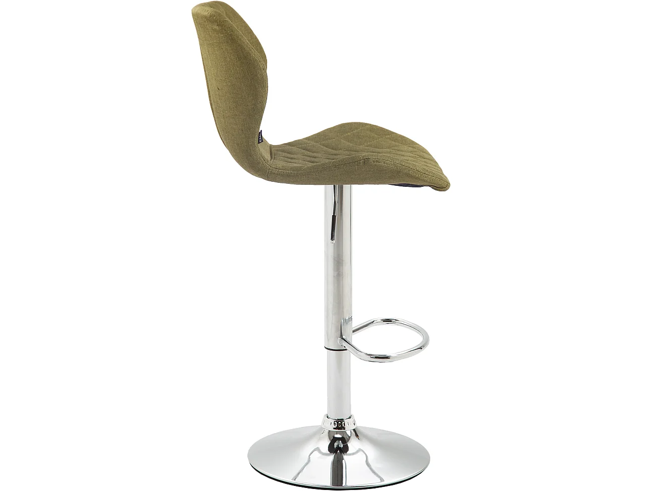 Tabourets de bar - Tissu & Métal - Vert - Cork