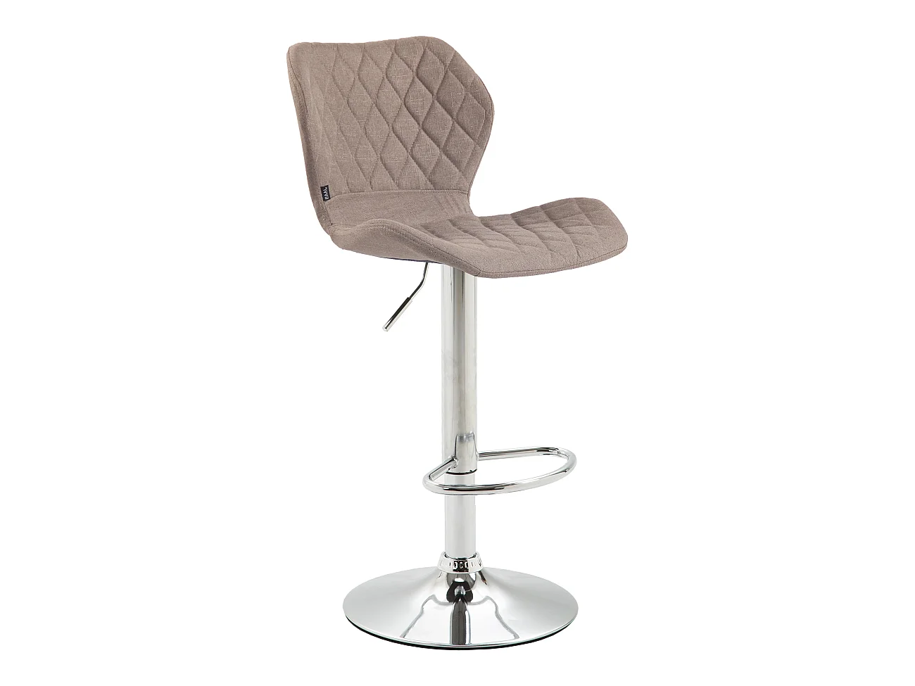 Tabourets de bar - Tissu & Métal - Taupe - Cork
