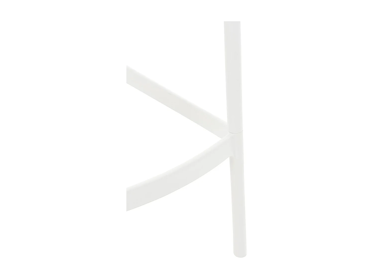 Lot de 2  Tabouret de bar - Plastique - Blanc - Air