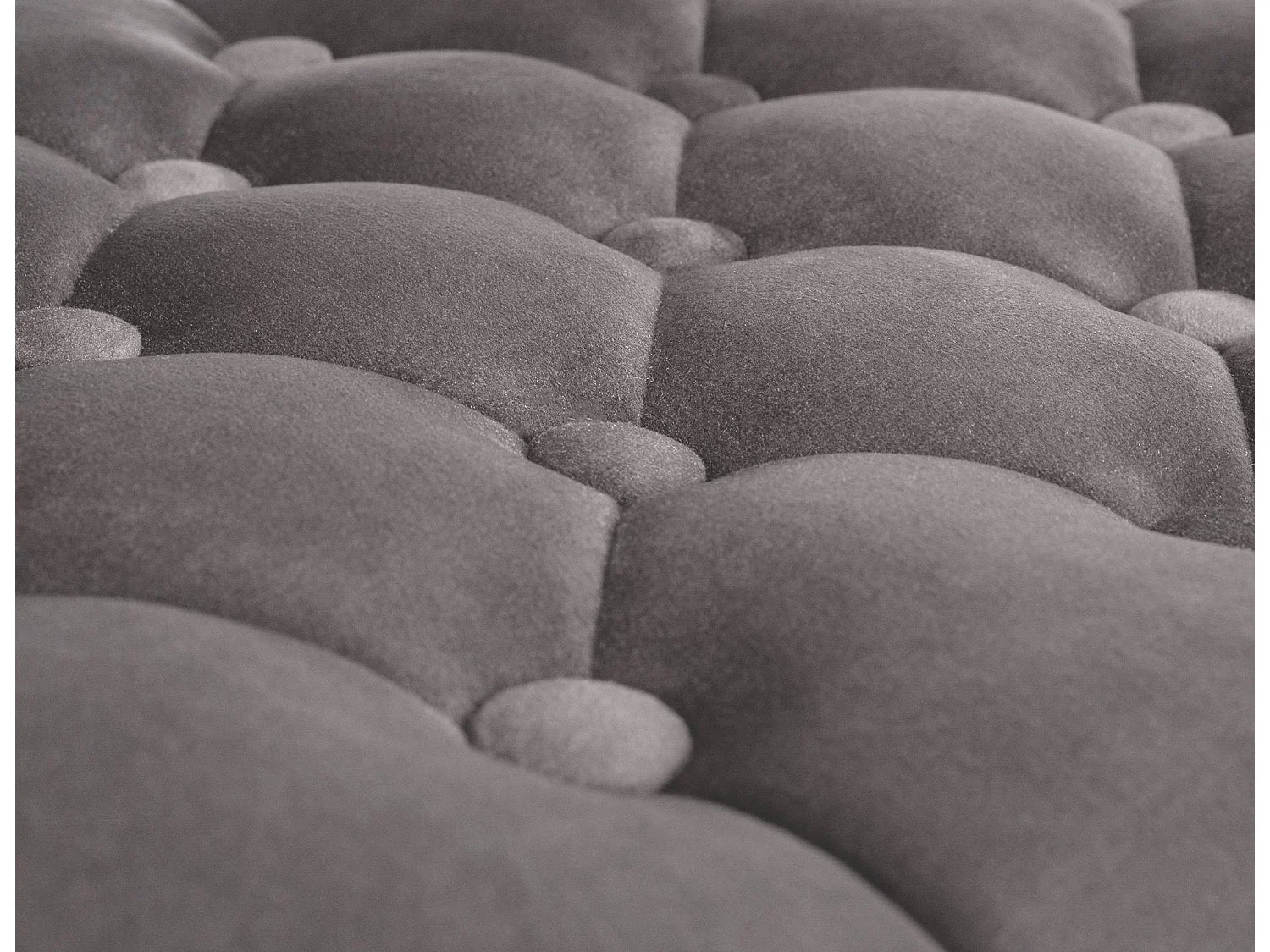 Tabouret de bar - Velours - Gris - Dublin