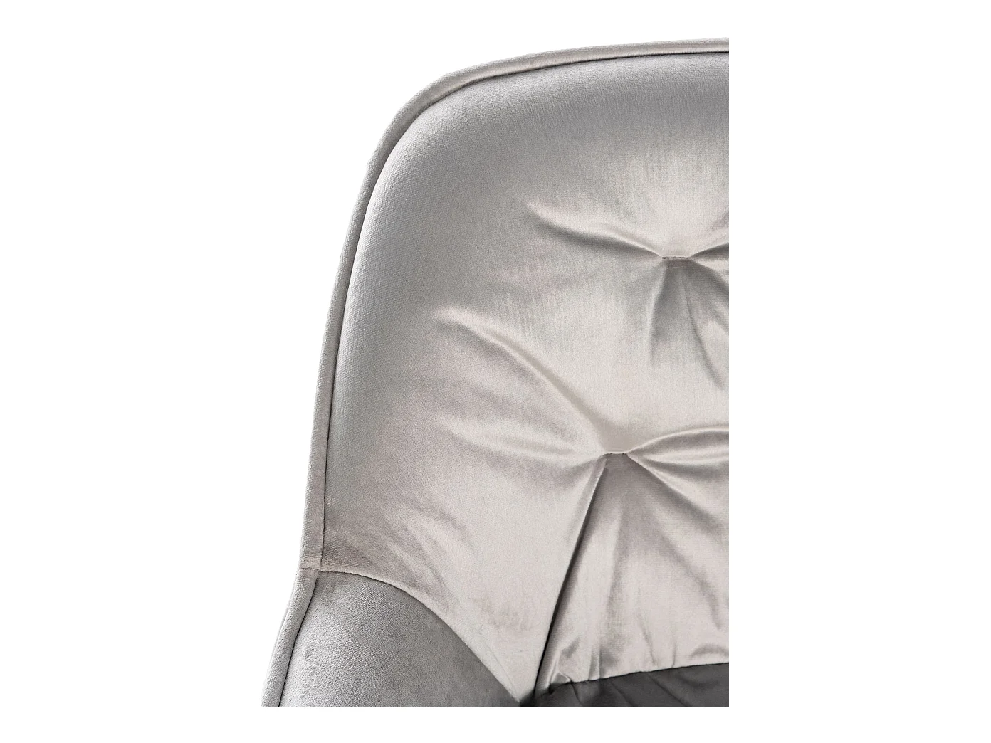 Tabourets de bar - Velours & Métal - Gris - Gibson 76