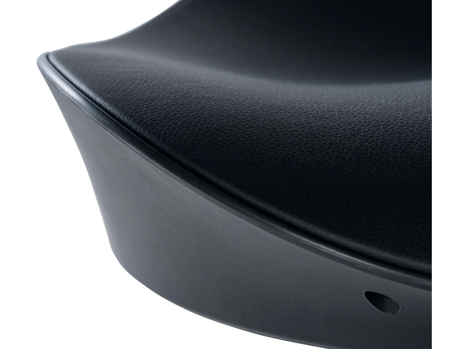 Tabourets de bar - Similicuir & Métal - Noir - Alisson