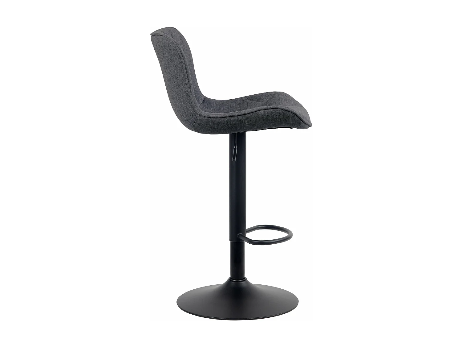 Taburete de bar - Tela - Negro - Linus