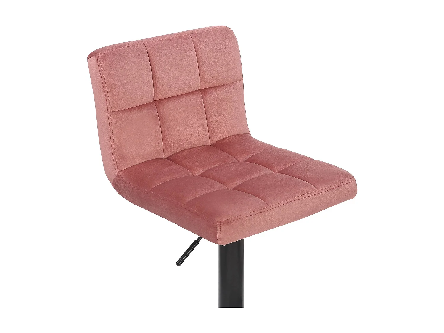 Barkruk - Fluweel & natura - roze - Feni