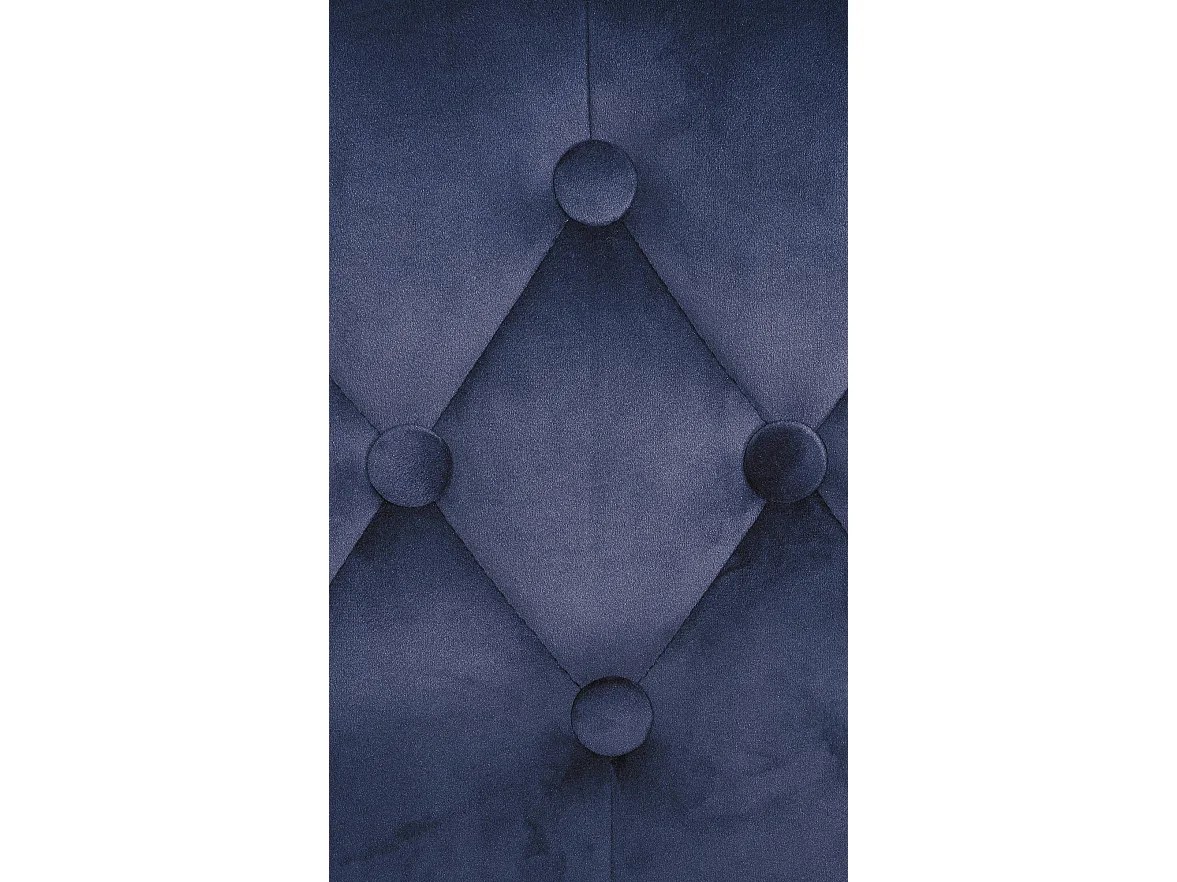 Tabouret de bar - Velours - Bleu - Dublin