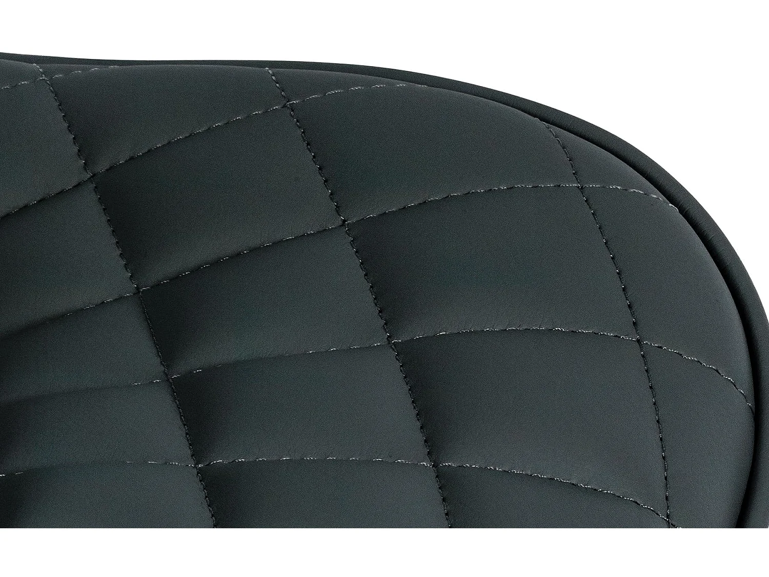 Tabouret de bar - Similicuir - Noir - Minosa