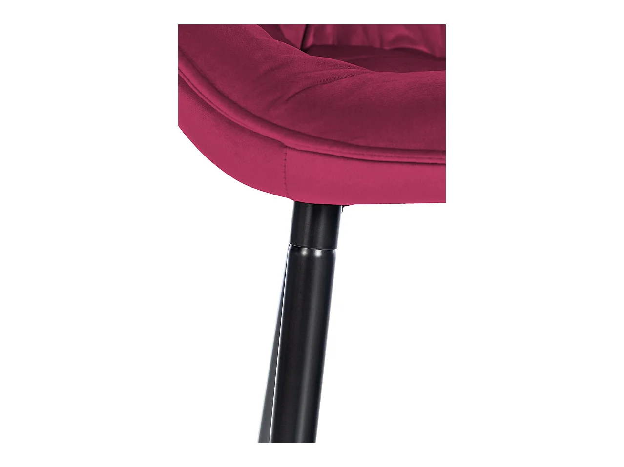 Tabourets de bar - Velours & Métal - Violet - Gibson 76