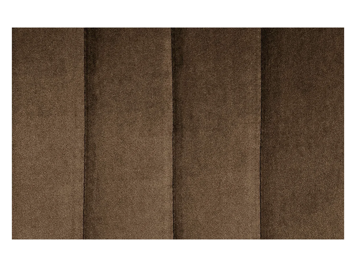 Tabouret de bar - Velours & Chrome - Marron - Toni