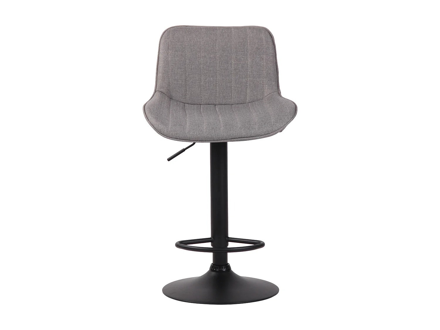 Tabourets de bar - Tissu & Métal - Gris - Lentini