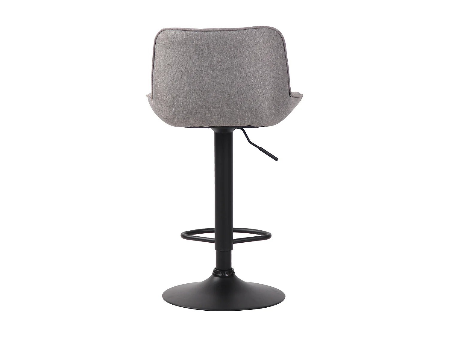 Tabourets de bar - Tissu & Métal - Gris - Lentini