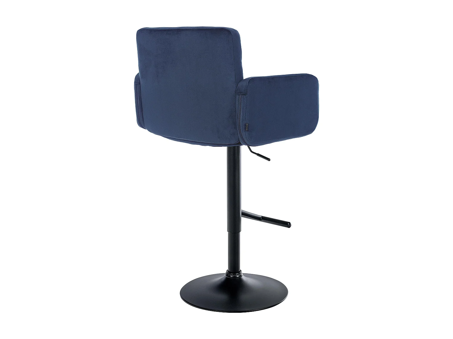 Tabouret de bar - Velours & Métal - Bleu - Los Angeles