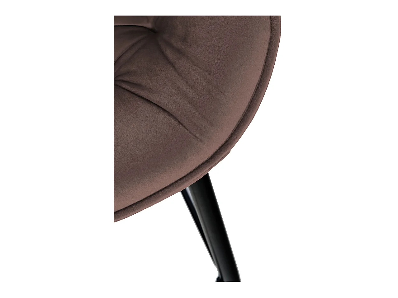 Tabourets de bar - Velours & Métal - Marron - Gibson 76