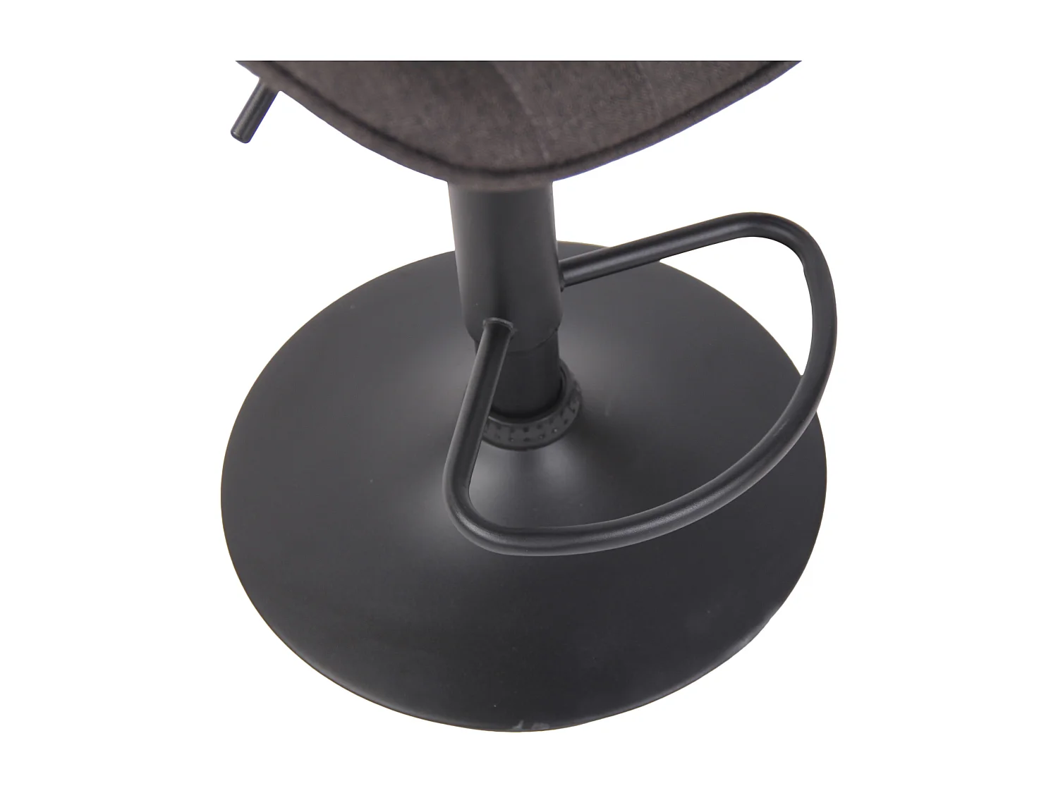 Tabourets de bar - Tissu & Métal - Gris foncé - Lentini