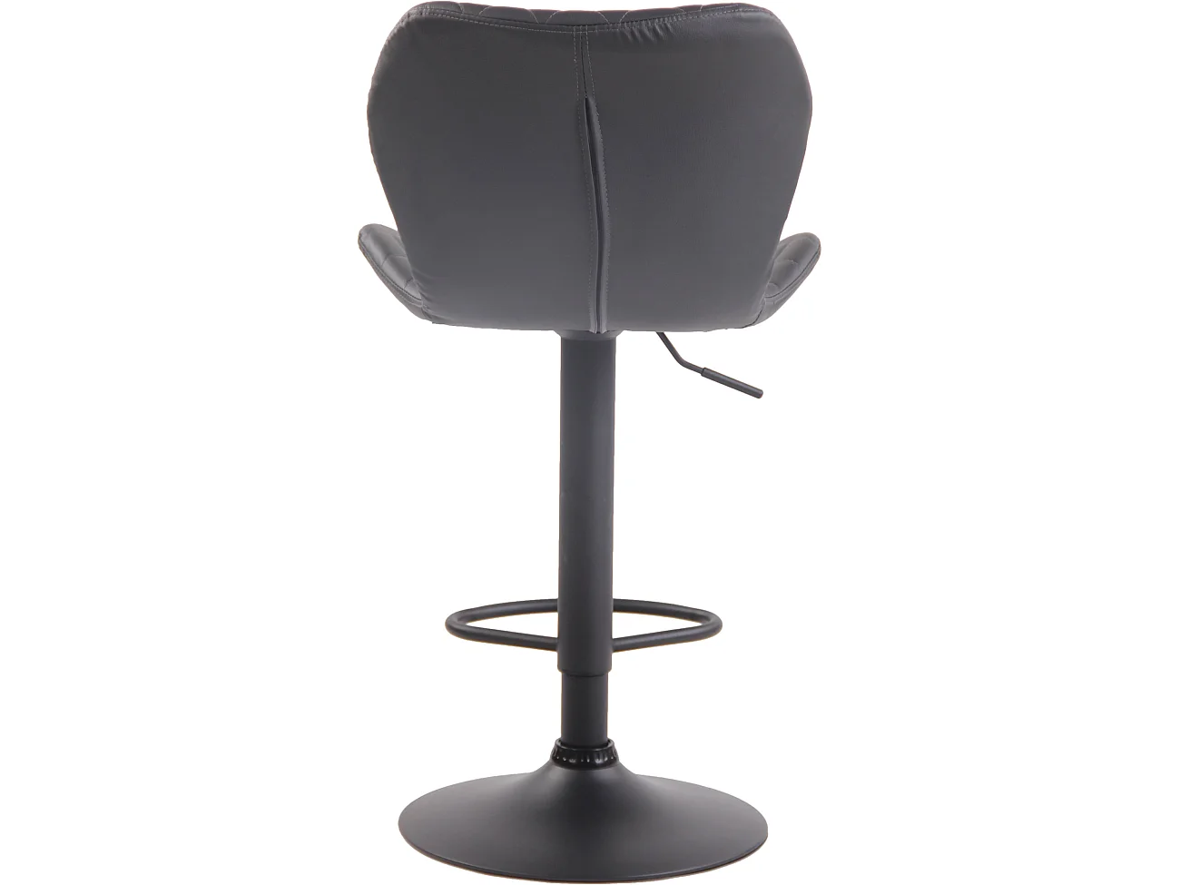 Set van 2 Barkruk - Kunstleer & Metaal - grijs - Cork