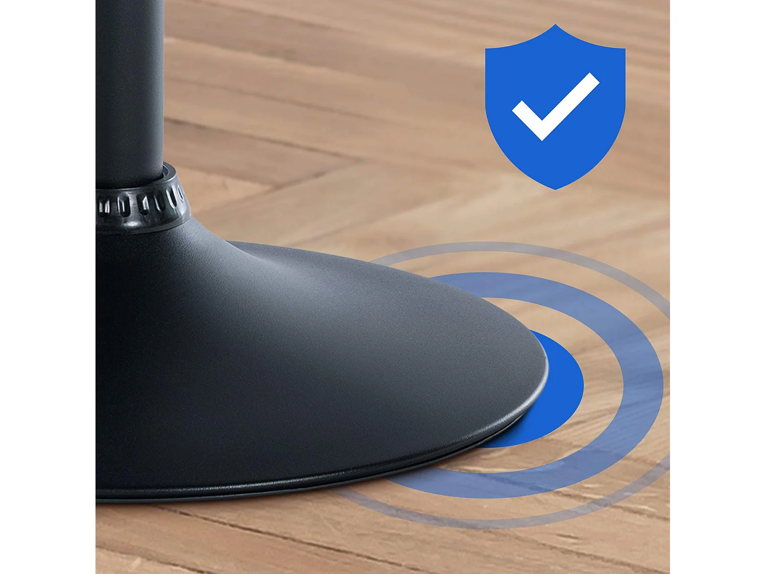 Tabouret de bar - Velours & Noir - Vert foncé - Braga