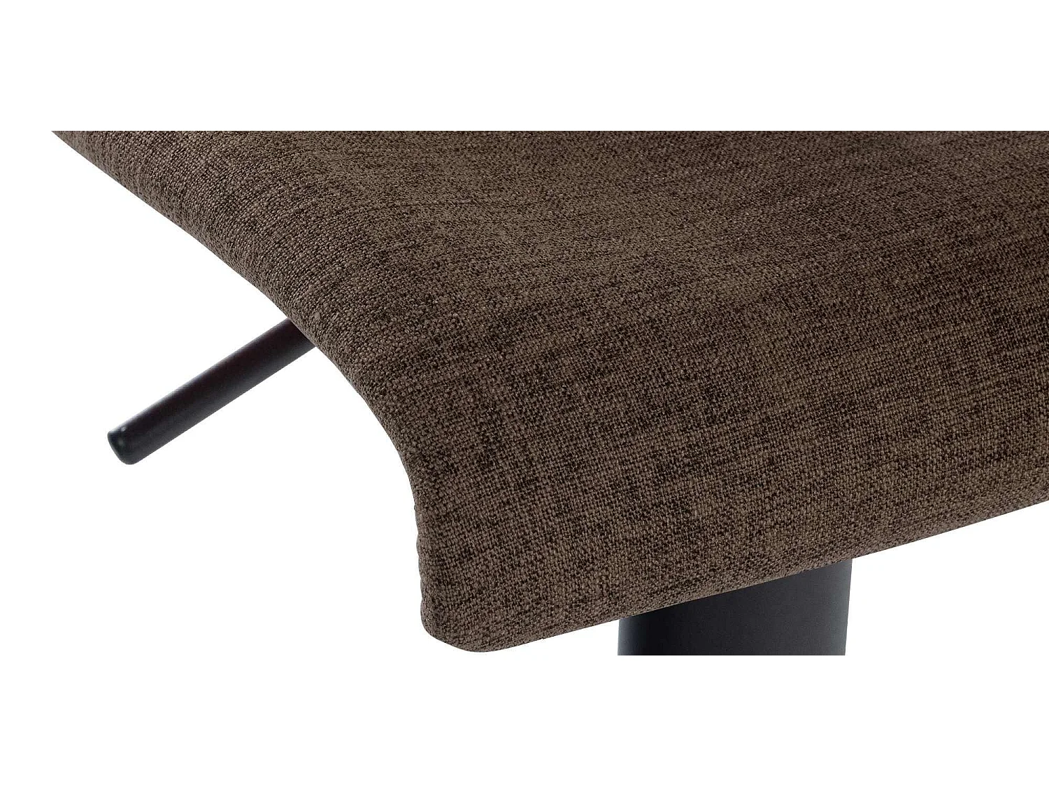 Lot de 2  Tabouret de bar - Tissu & Métal - Marron - Branford