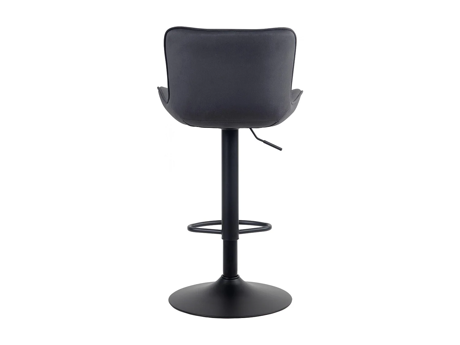 Tabouret de bar - Velours - Noir - Linus