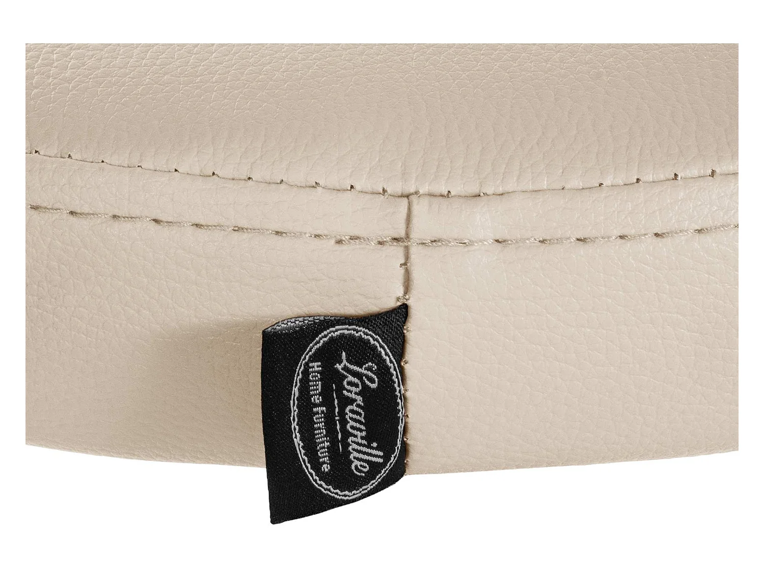 Barkruk - Kunstleer & chroom - creme - Ponte