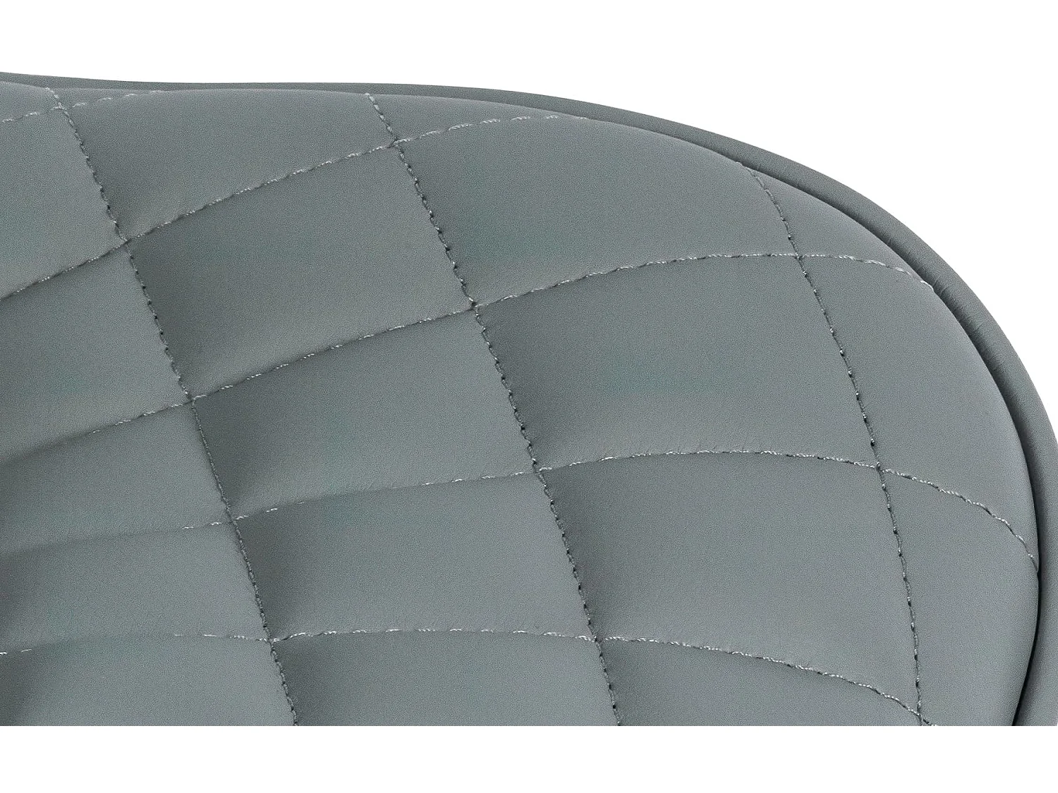 Tabouret de bar - Similicuir - Gris - Minosa