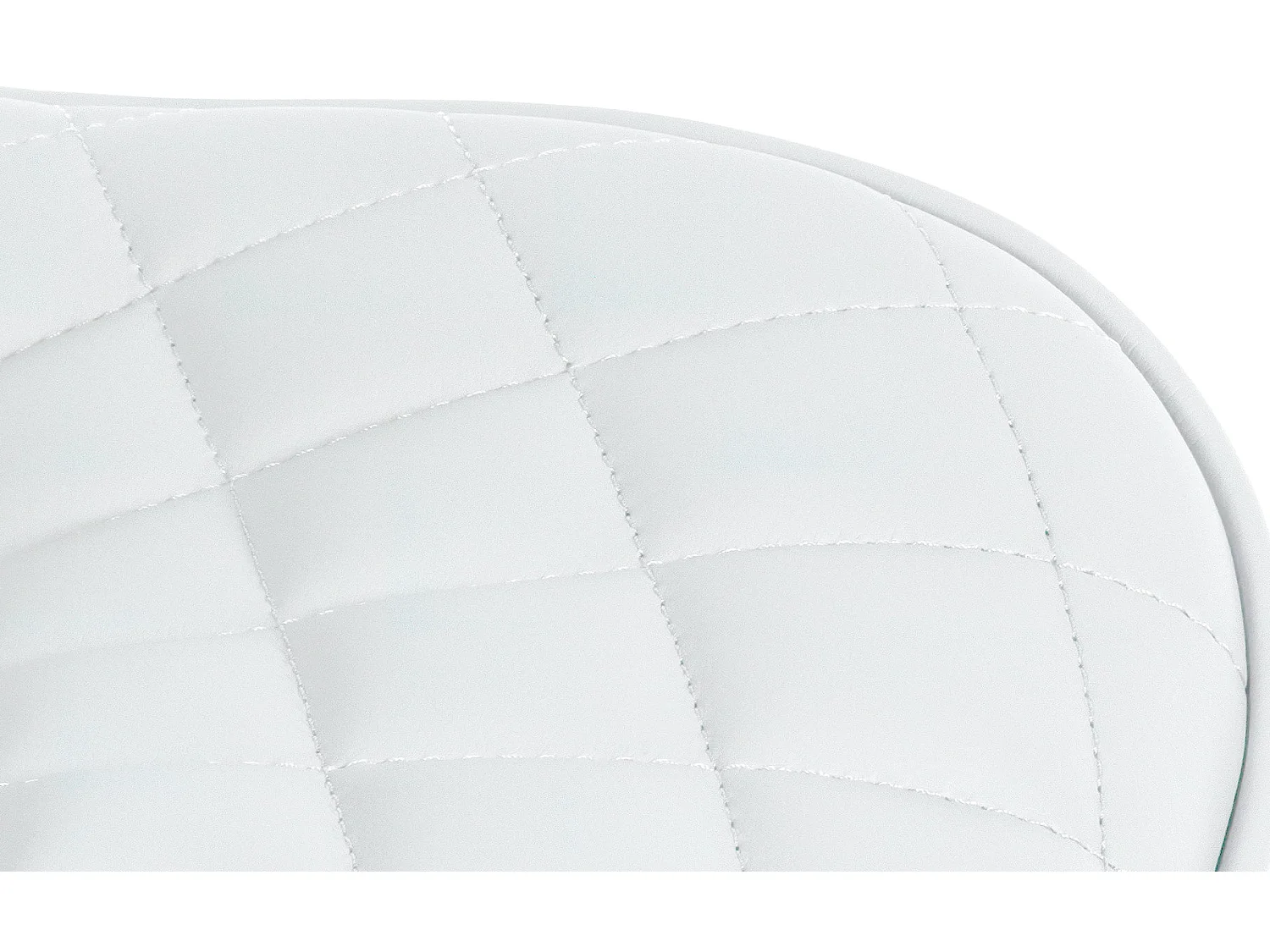 Tabouret de bar - Similicuir - Blanc - Minosa