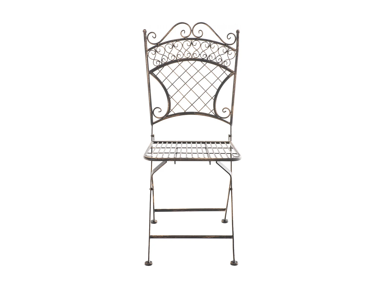 Set van 2  Tuinstoel - Metaal - bronzen - Adelar