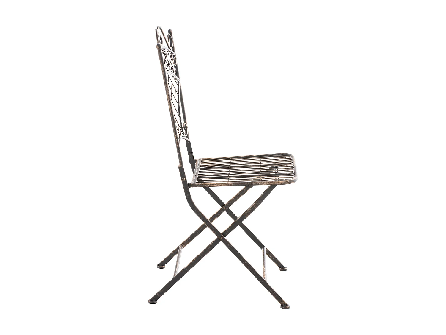 Set van 2  Tuinstoel - Metaal - bronzen - Adelar