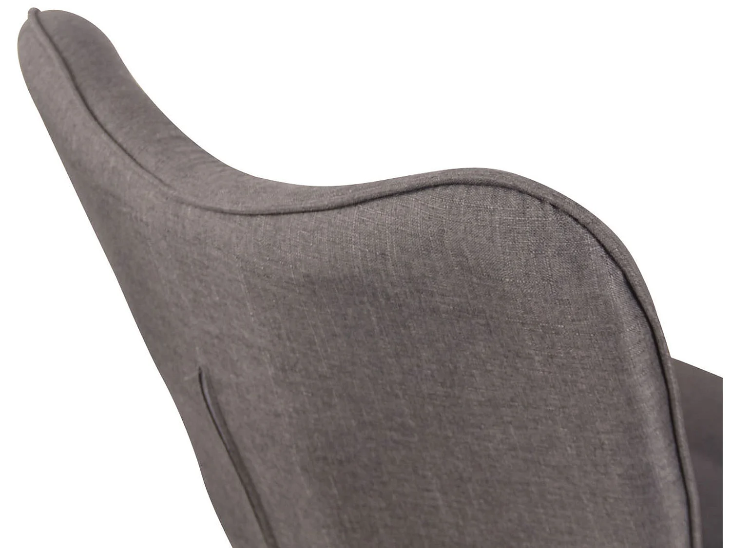 Chaise à bascule - Tissu & Métal - Gris foncé - Sanka