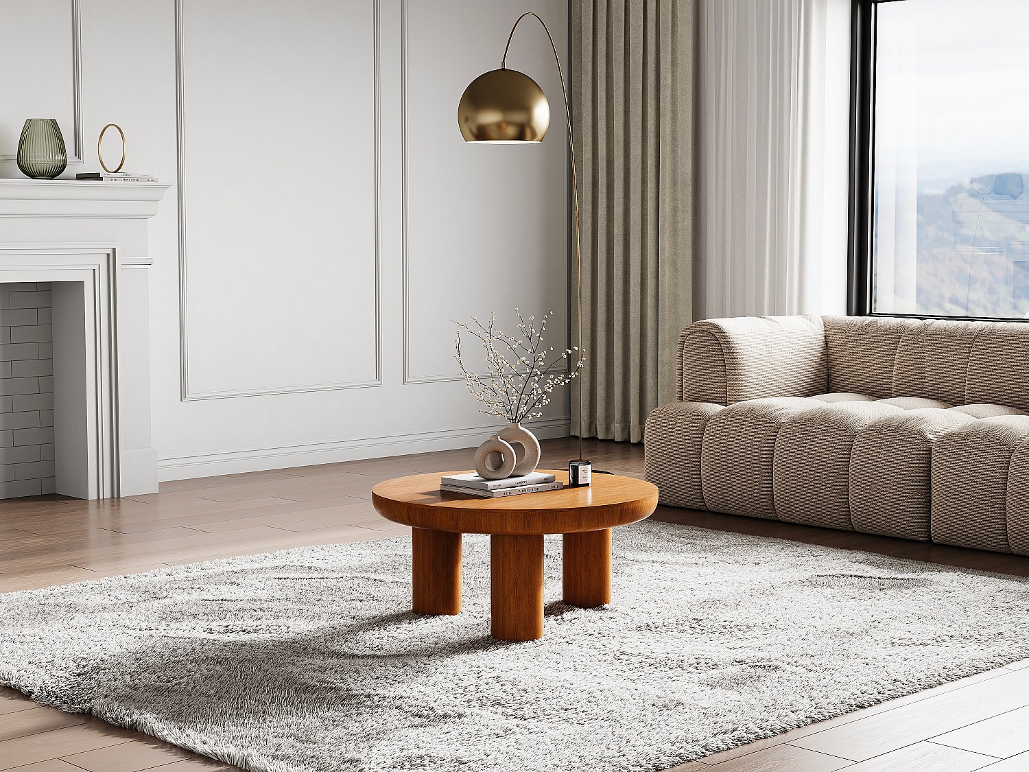 Couchtisch - Mangoholz - Holzfarben hell - LASIRA günstig online kaufen