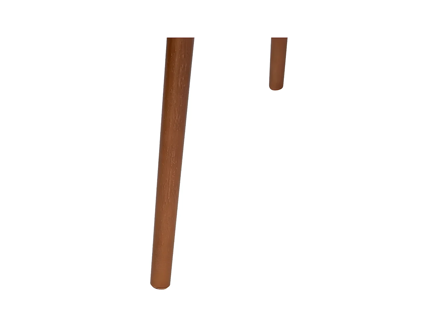 Lot de 3 tables à café gigogne en Bois Vert Ocre Blanc et pieds en Bois foncé