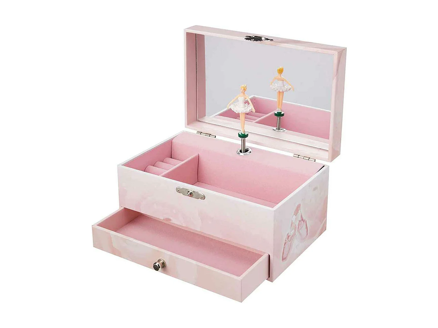 Coffret à bijoux musical Ballerine phosphorescent