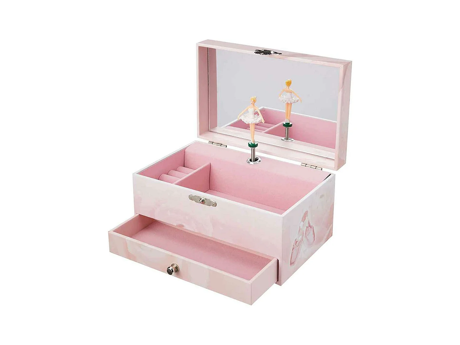 Coffret à bijoux musical Ballerine phosphorescent