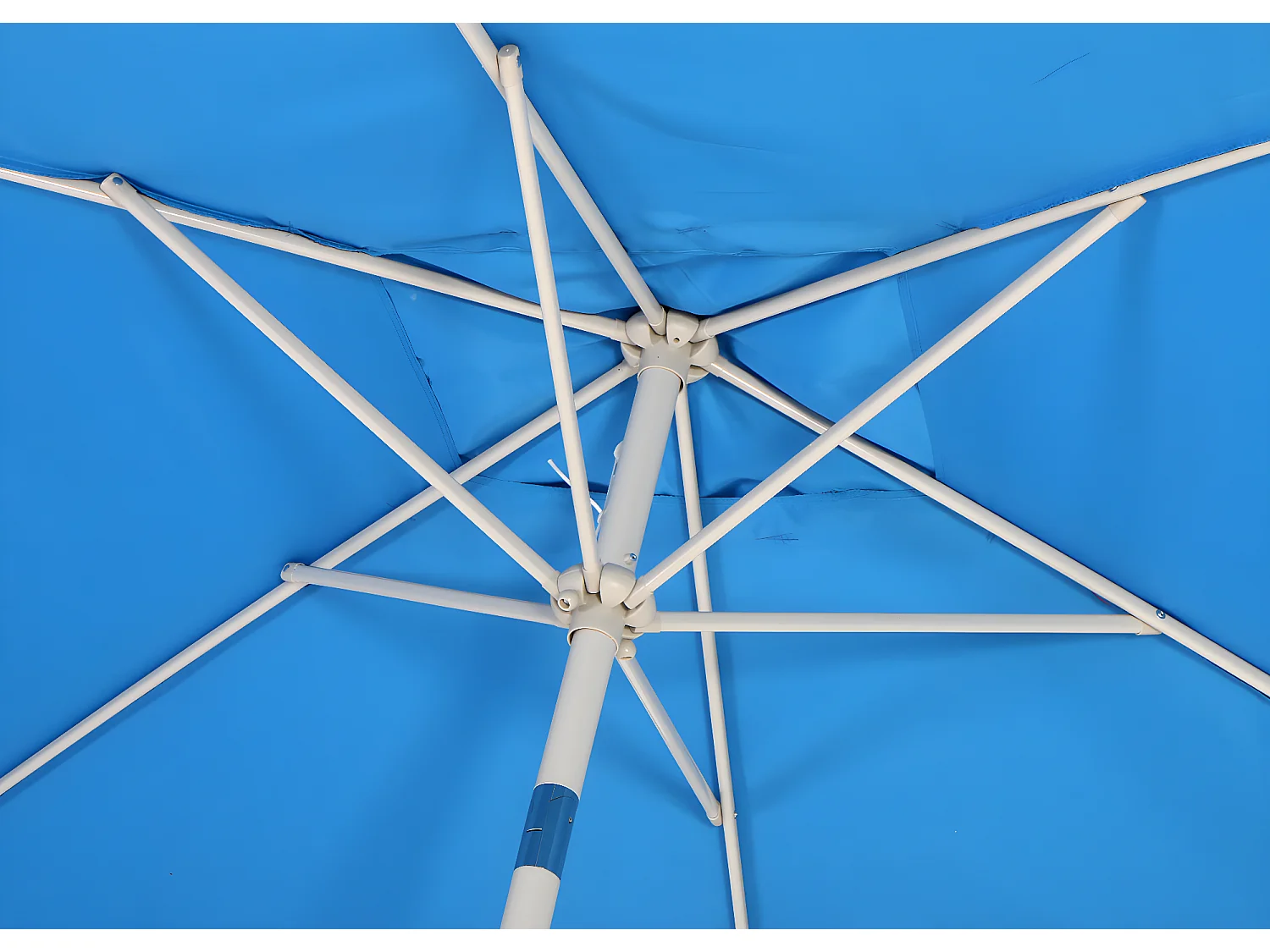 Parasol Castellammare 2x3m inclinable,  bleu