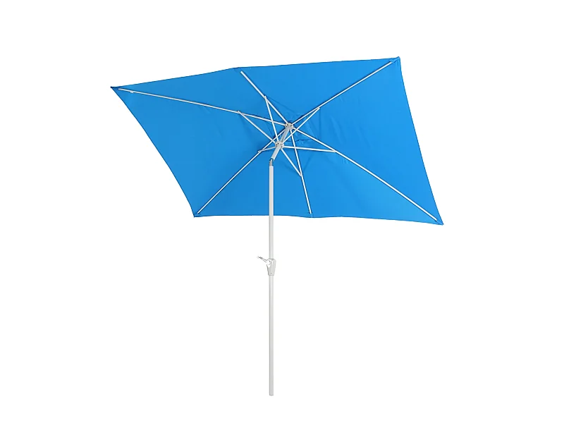 Parasol Castellammare 2x3m inclinable,  bleu