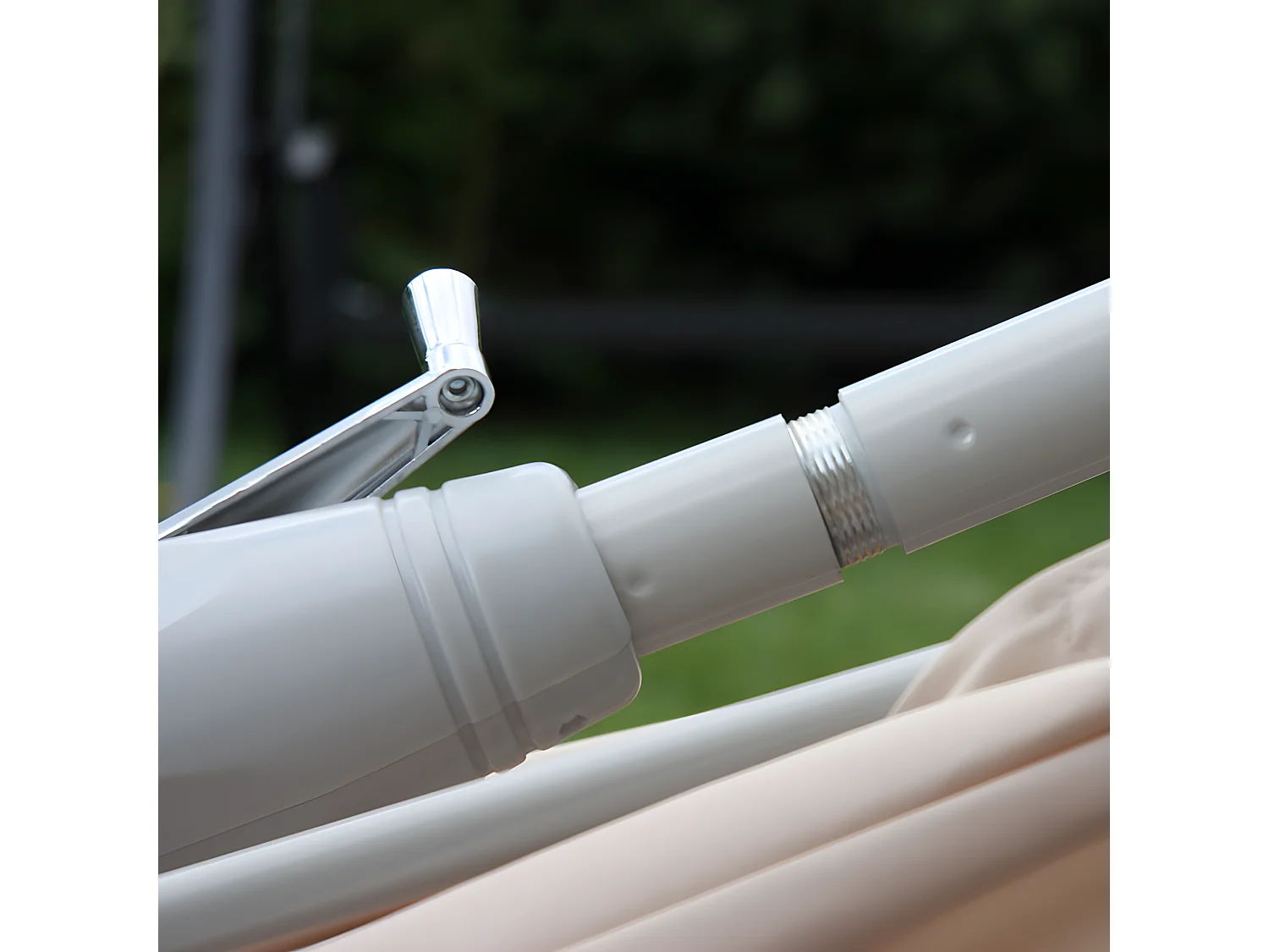 Parasol Castellammare 2x3m inclinable,  crème