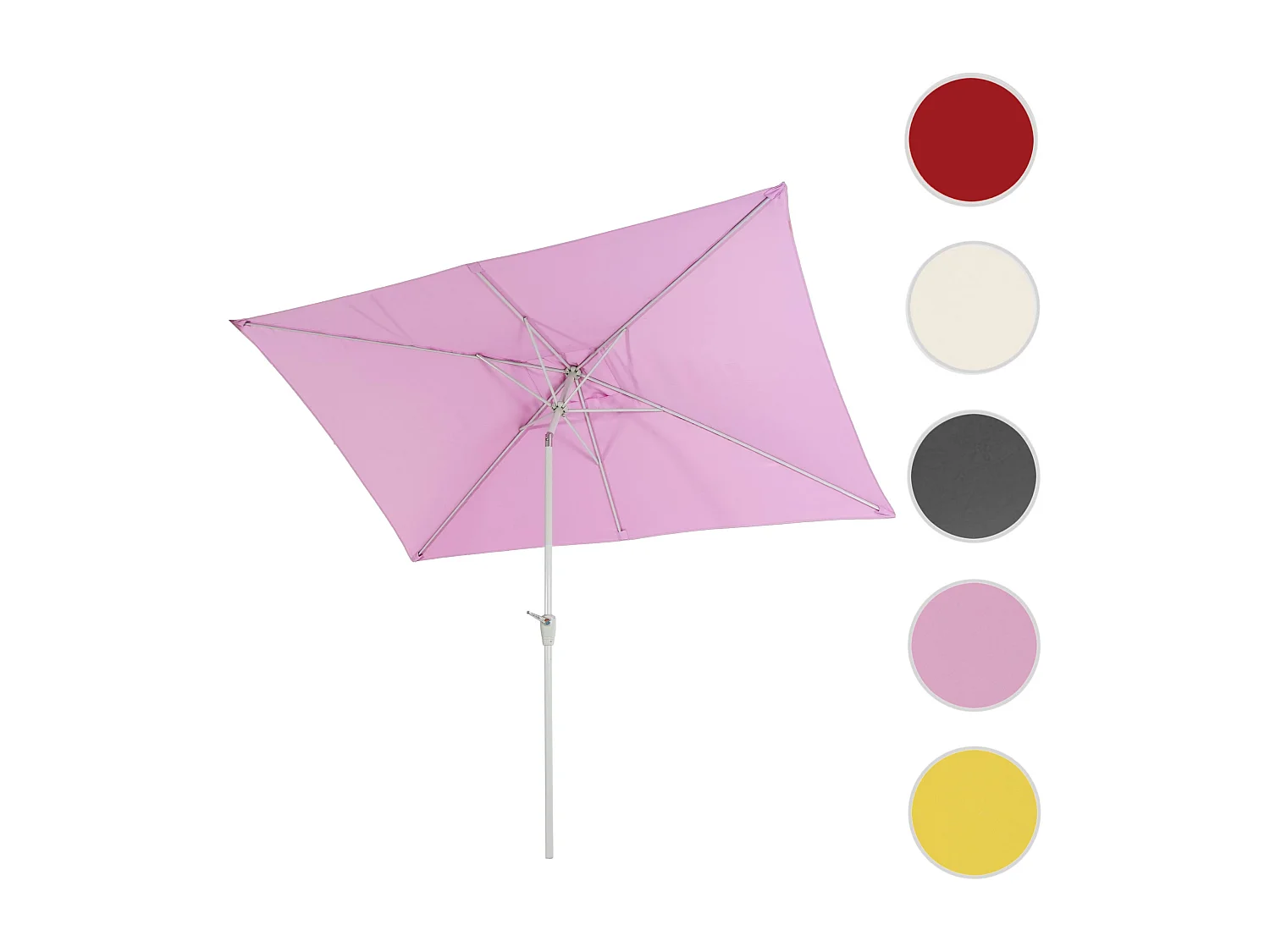 Castellammare kantelbare parasol,  lila