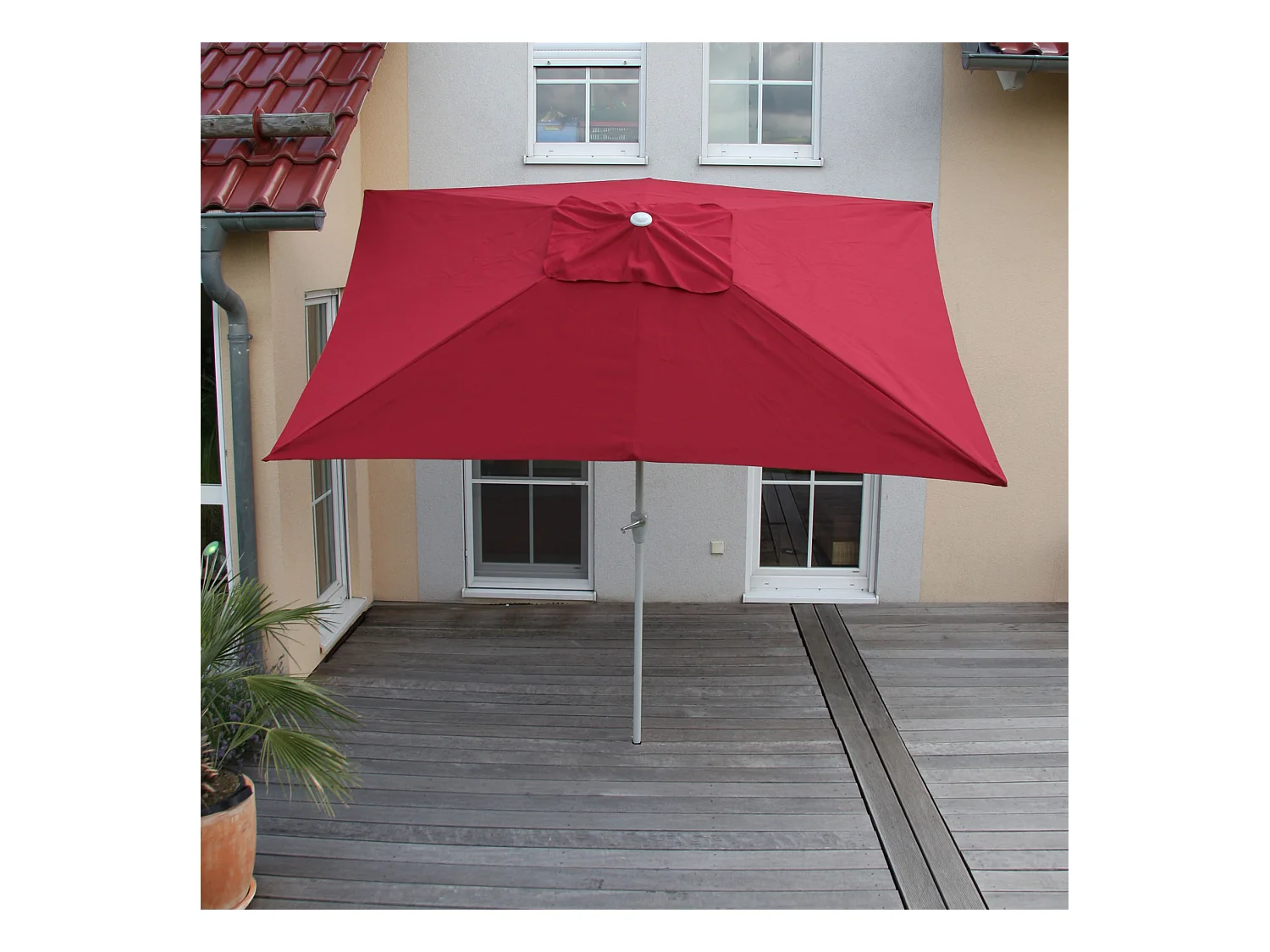 Parasol Castellammare kantelbaar,  bordeauxrood