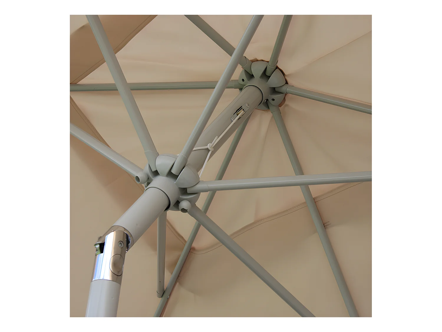 Parasol Castellammare kantelbaar,  bordeauxrood