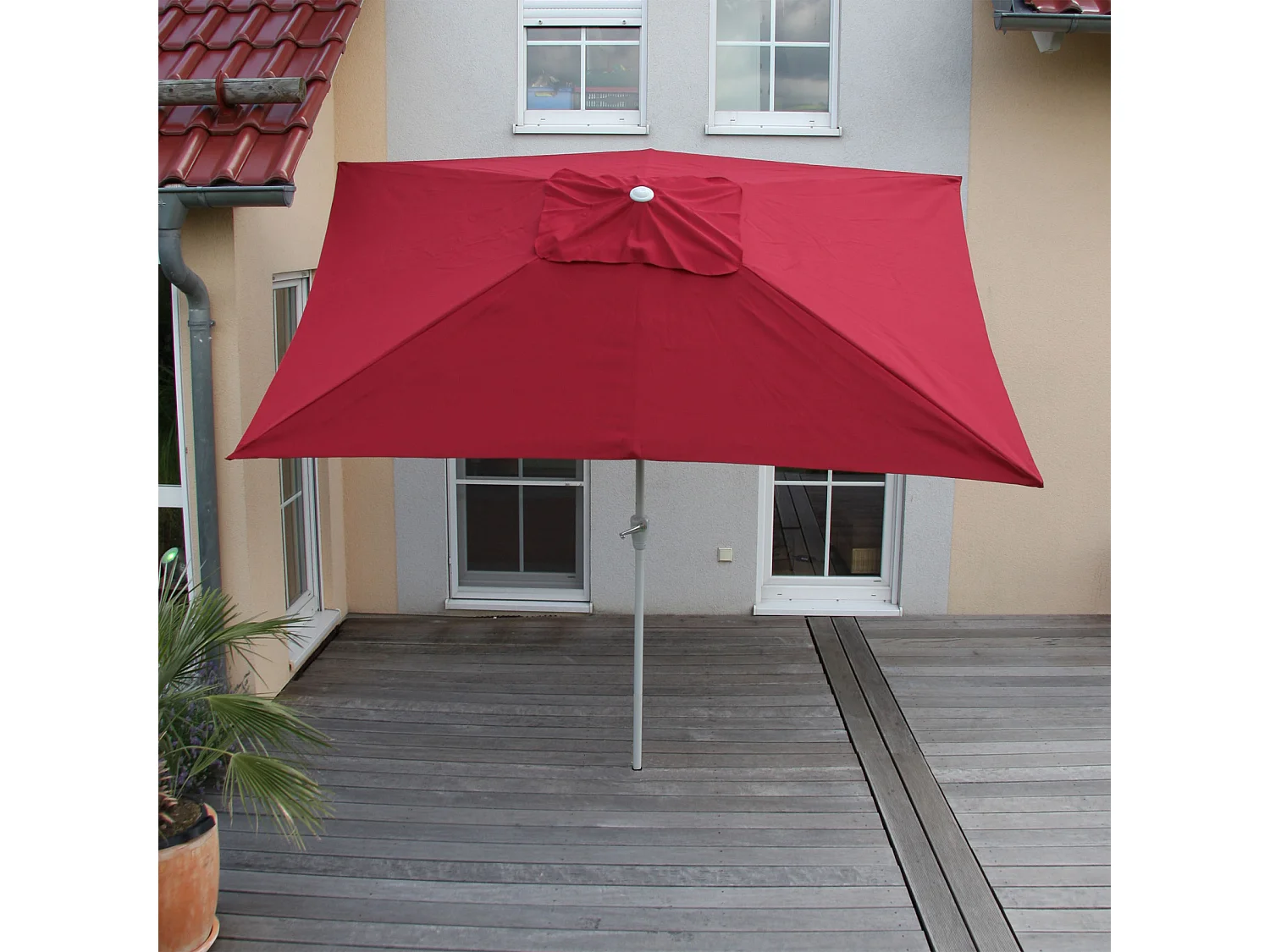 Parasol Castellammare 2x3m inclinable,  bordeaux