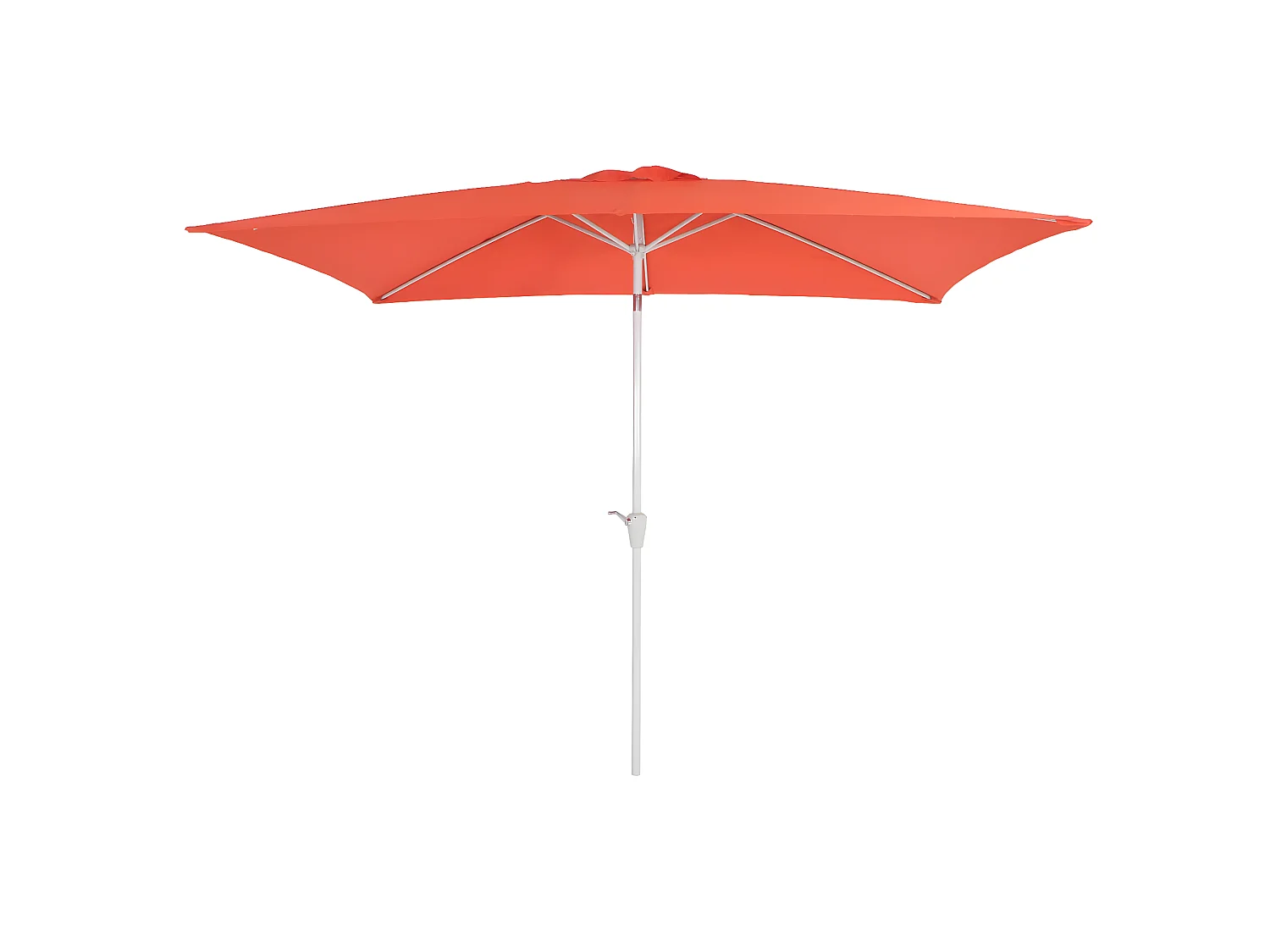 Parasol Castellammare 2x3m inclinable,  terracotta