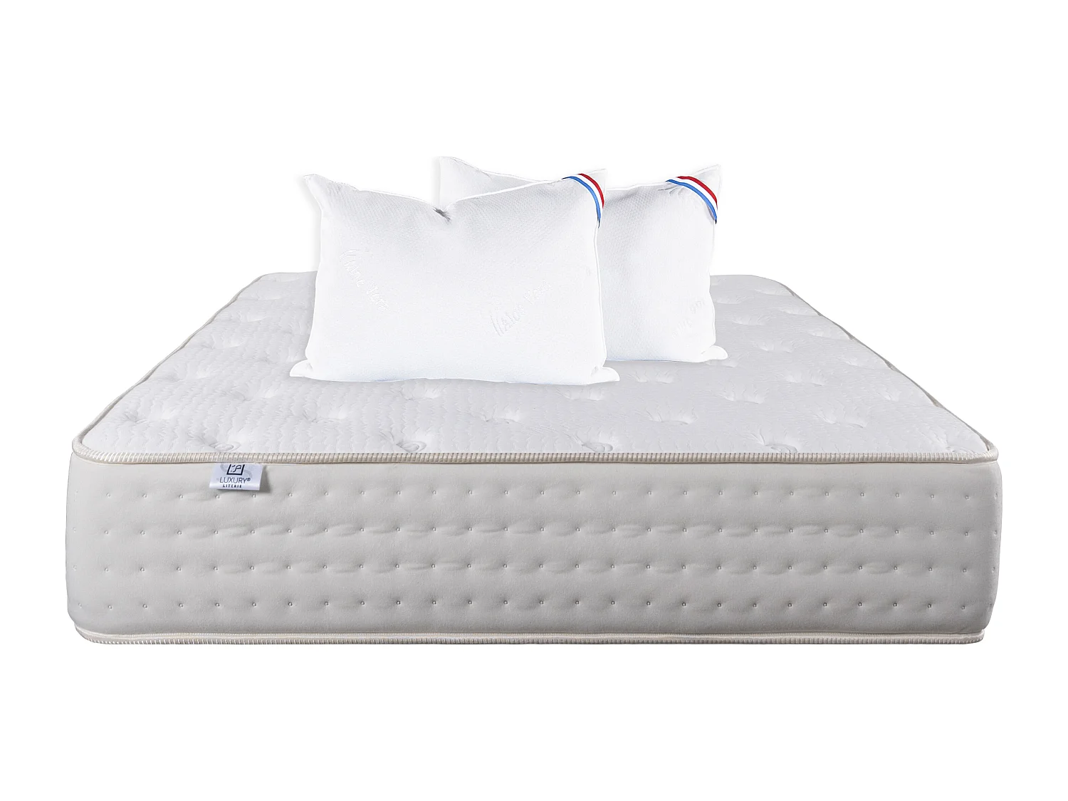 Colchão de Látex Purlux 180x200 cm 26cm com Travesseiros e Independência de Dormir