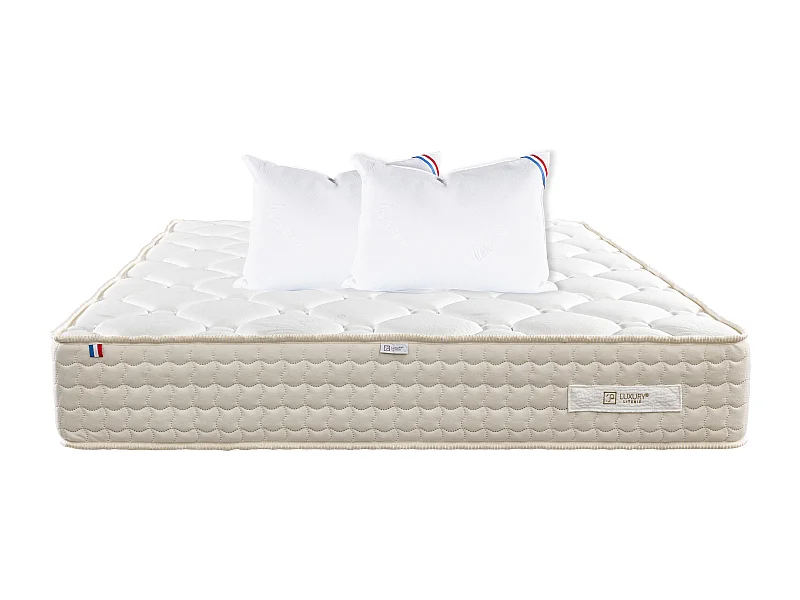 Matelas 160x200 cm, Sublime, 20 cm, mémoire de forme, ferme + 2 oreillers