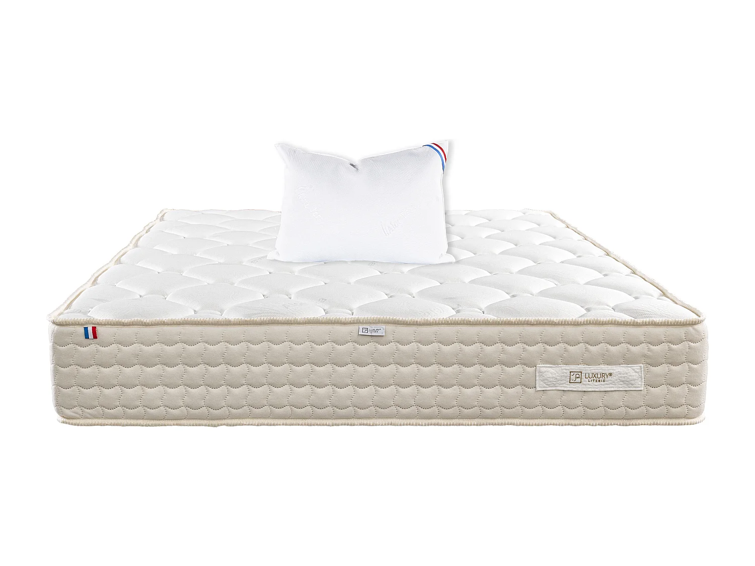 Matelas 90x190 cm, Sublime, 20 cm, mémoire de forme, ferme + 1 oreiller