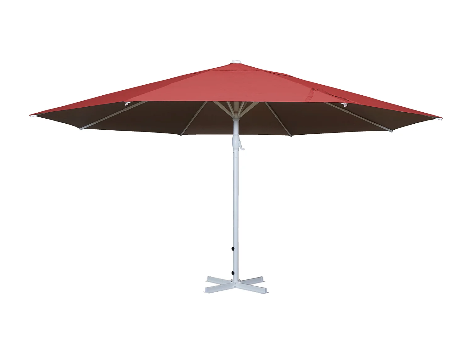 Guarda-sol Carpi II,  vermelho sem suporte