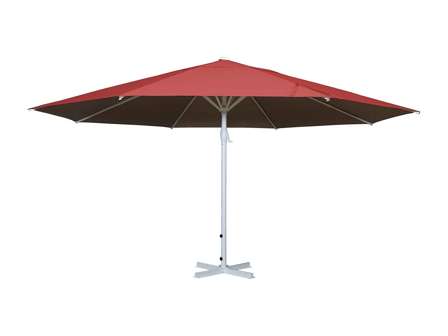 Guarda-sol Carpi II,  vermelho sem suporte