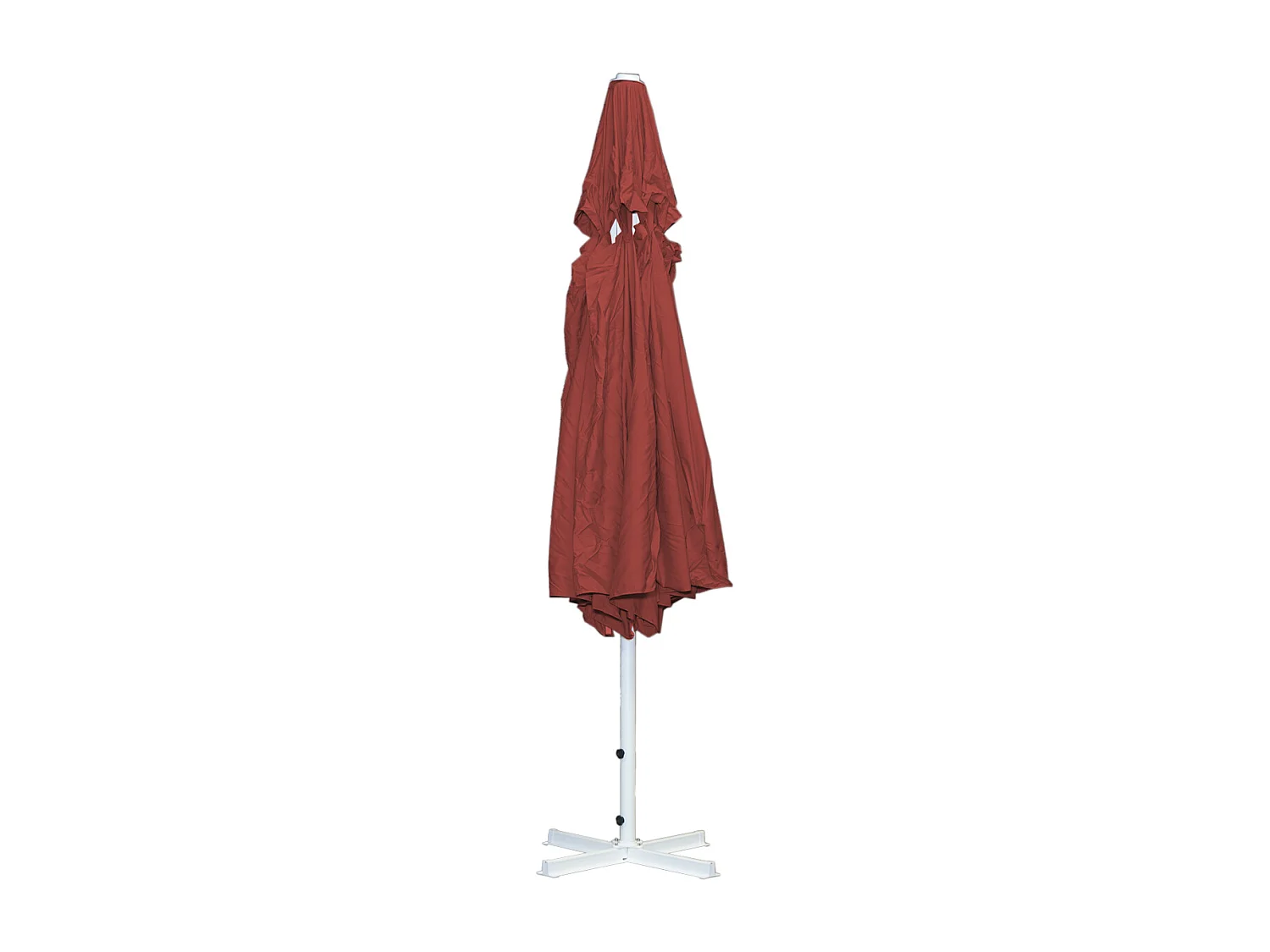 Parasol Carpi II, Ø 5m,  rouge sans support
