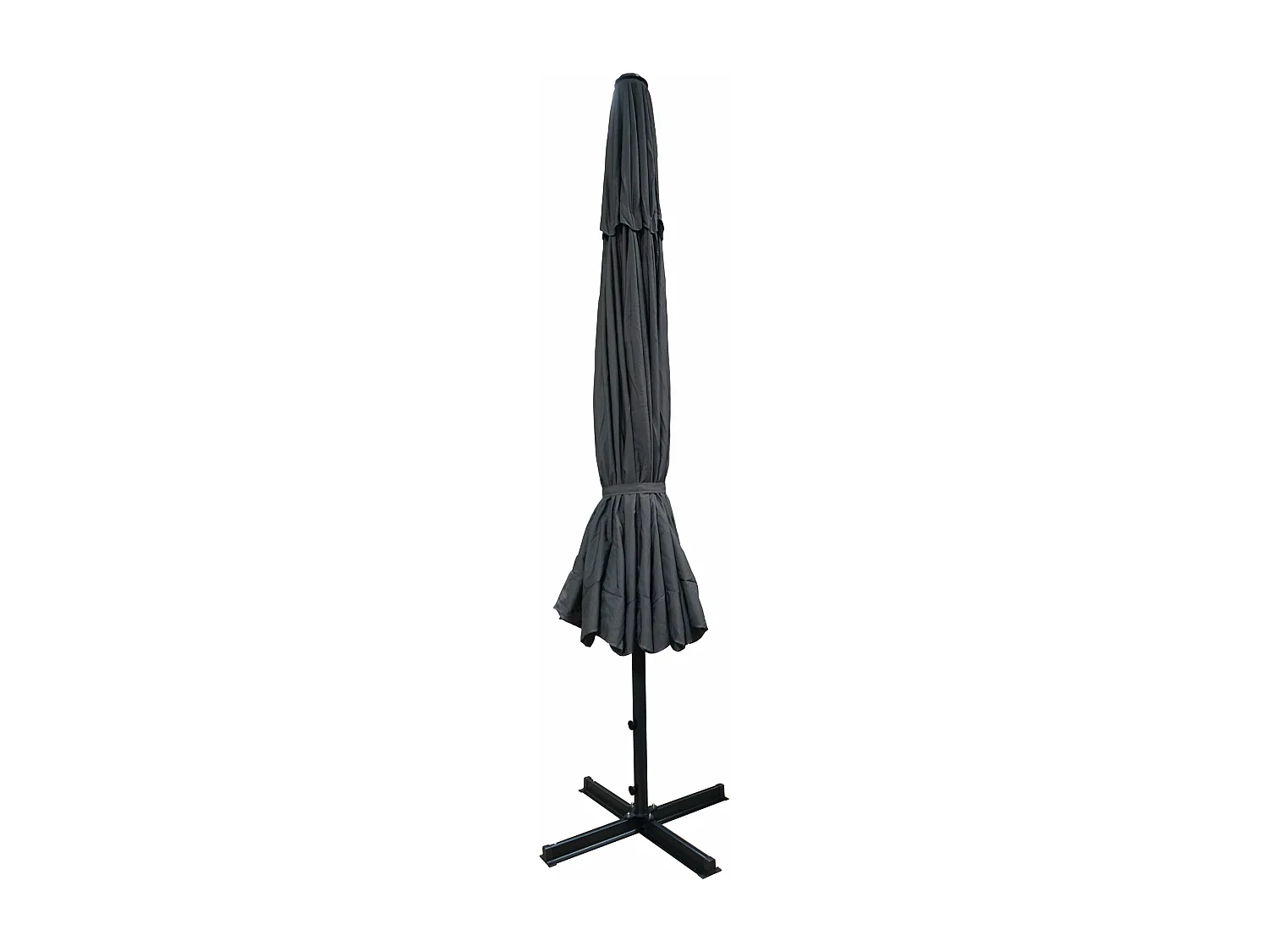 Parasol Carpi Pro Ø5m,  anthracite sans socle
